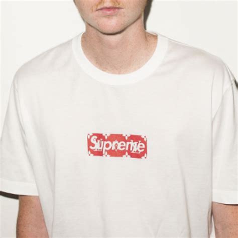 supreme louis vuitton t-shirt white|louis vuitton supreme hoodie.